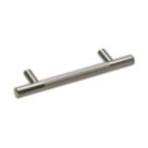 Elite Knobs & Handles Kensington Knurled T Bar Handle Black Nickel 148mm