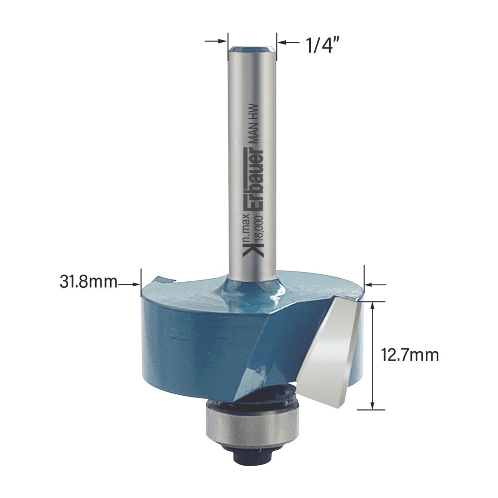 thumbnail image 2 of Tideway Carbide PRO 7/8" Straight Router Bit With 1/2" Shank - Industrial Quality 2 of 2