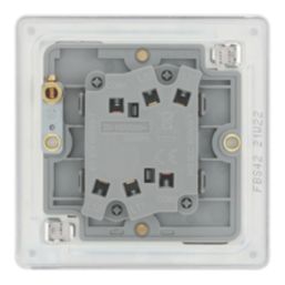 LAP  20A 16AX 2-Gang 2-Way Light Switch  Brushed Stainless Steel