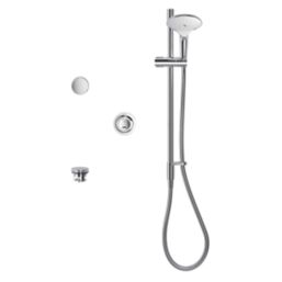 Mira Mode Dual HP/Combi Rear-Fed Chrome Thermostatic Digital Bath/Shower Mixer