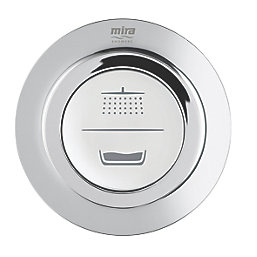 Mira Mode Dual HP/Combi Rear-Fed Chrome Thermostatic Digital Bath/Shower Mixer