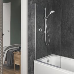 Mira Mode Dual HP/Combi Rear-Fed Chrome Thermostatic Digital Bath/Shower Mixer