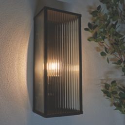Zink Memphis Outdoor Box Style Wall Light Black