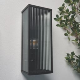 Zink Memphis Outdoor Box Style Wall Light Black