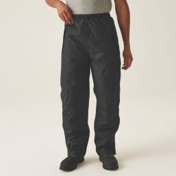 Regatta Wetherby  Waterproof & Breathable  Overtrousers  Black Small 31" W 32" L
