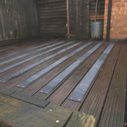 COBA COBAGRiP Black GRP Slip Resistant Decking Strip 2400mm x 90mm x 3mm 3 Pack