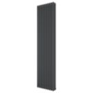 Azur 1800mm x 470mm 5683BTU Anthracite Vertical 3 Column Radiator