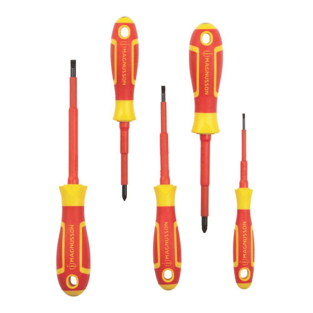 Wiha SoftFinish Mixed VDE Slimfix Screwdriver Set 6 Pcs - Screwfix