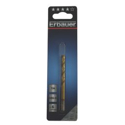 Erbauer  Straight Shank Metal Drill Bit 6mm x 93mm