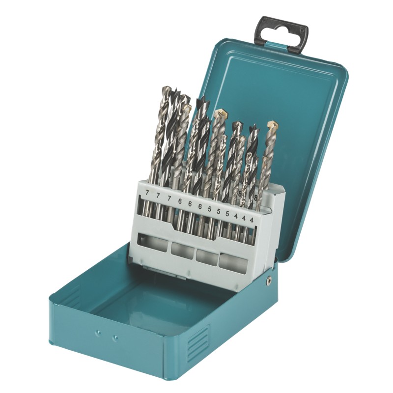 Makita Multi-Material Drill Bit Set 18 Pieces