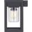Luceco Filament
 Outdoor LED Solar Wall Lantern With PIR Sensor Black 220lm
