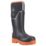 Muck Boots Grit S5 Size 5 Womens Black/Orange   Safety Wellies