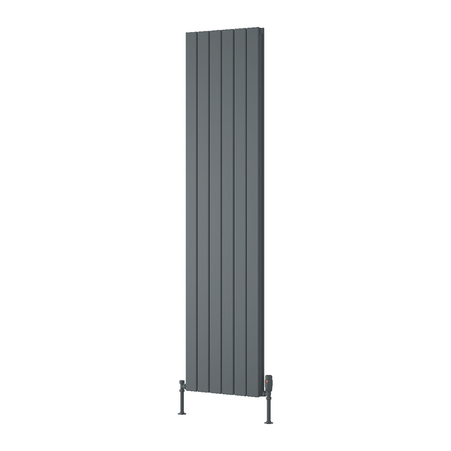 Reina Piatto Double 1800mm x 445mm 4777BTU Anthracite Vertical Designer Radiator (577EE)
