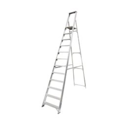 Lyte Aluminium 3.18m 12 Step Platform Step Ladder