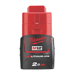 Milwaukee M12 B2 12V 2.0Ah Li-Ion RedLithium Battery