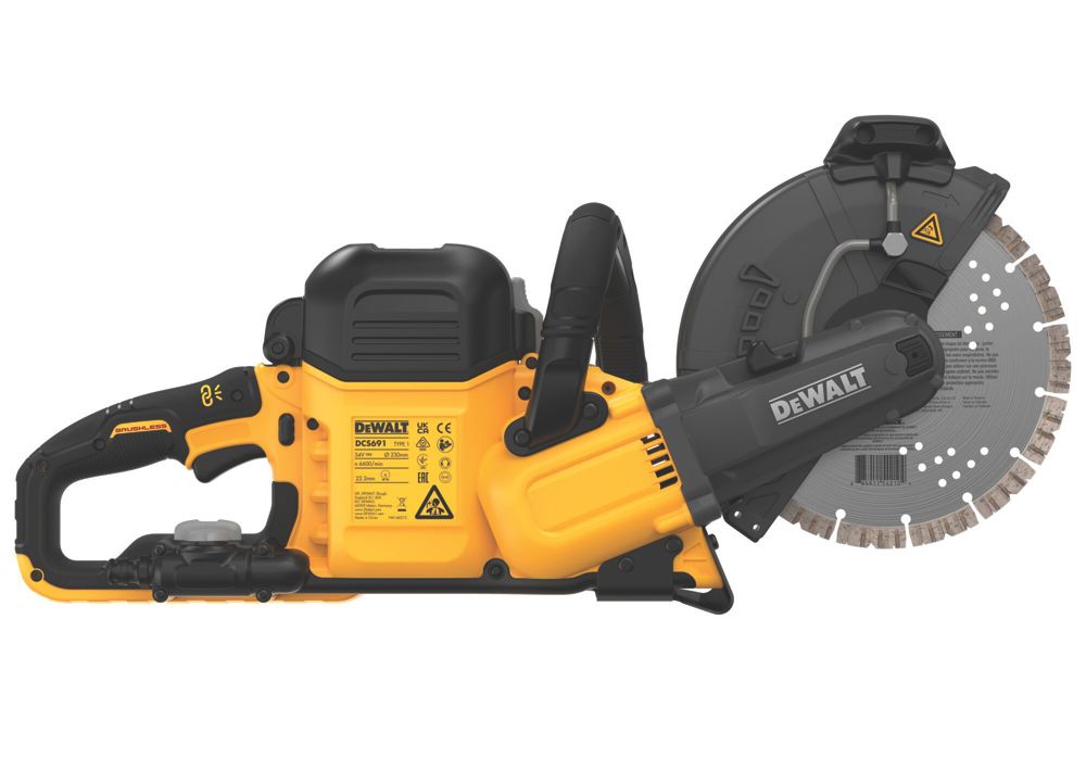 DeWalt DCS691X2 GB 230mm 54V 2 x 9.0Ah Li Ion XR FlexVolt