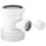 McAlpine  Push-Fit 1-Boss Single Socket Toilet Connector Pipe White 110mm
