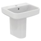 Ideal Standard i.life B Hand Rinse Basin & Semi Pedestal 1 Tap Hole 450mm