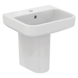 Ideal Standard i.life B Hand Rinse Basin & Semi Pedestal 1 Tap Hole 450mm