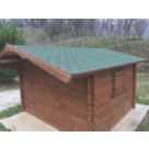 Roof Pro Green Square Bitumen Roof Shingles 1m x 340mm 16 Pack