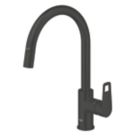 Refurb Grohe Start Cumbria 305572430 Single Lever Kitchen Sink Mixer Tap Matt Black