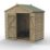 Forest Beckwood 7' x 5' (Nominal) Apex Shiplap Timber Shed with Base & Assembly