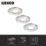 Lexco Tauri Fixed  Fire Rated LED Downlights Polished Chrome 8W 500-800lm 10 Pack