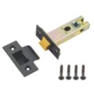 Smith & Locke Matt Black Heavy Duty Tubular Mortice Latch 76mm Case - 57mm Backset