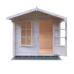 Shire Crinan 8' x 8' (Nominal) Apex Timber Log Cabin