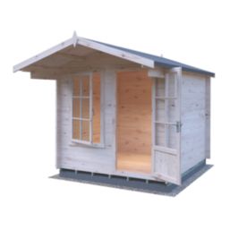 Shire Crinan 8' x 8' (Nominal) Apex Timber Log Cabin