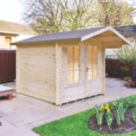 Shire Crinan 8' x 8' (Nominal) Apex Timber Log Cabin