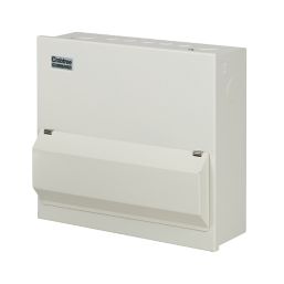 Crabtree Starbreaker 12-Module 10-Way Part-Populated  Main Switch Consumer Unit