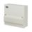 Crabtree Starbreaker 12-Module 10-Way Part-Populated  Main Switch Consumer Unit