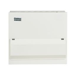 Crabtree Starbreaker 12-Module 10-Way Part-Populated  Main Switch Consumer Unit