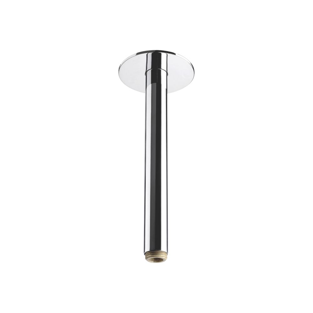 Mira CeilingFed Shower Head Arm Chrome 645mm x 80mm Screwfix