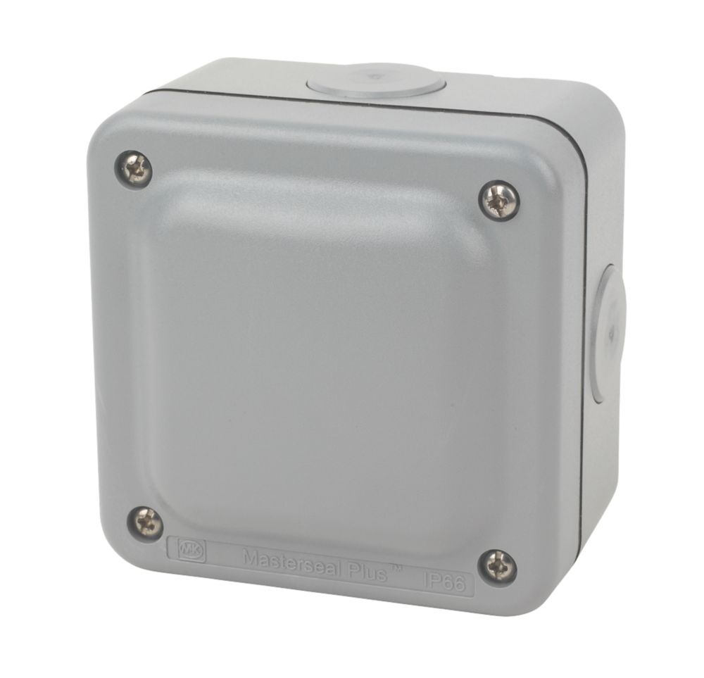 MK IP66 30A 4Terminal Weatherproof Outdoor Junction Box 95mm x 65mm x
