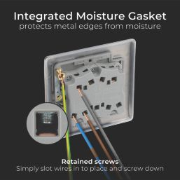 British General Nexus Metal 10AX 3-Gang 2-Way Light Switch  Antique Brass