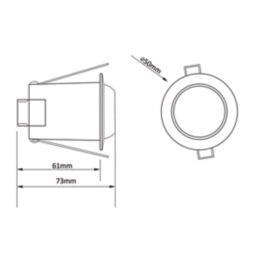 Timeguard STFMMINI Indoor White PIR Sensor 360°