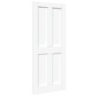 Green & Taylor Victorian Satin Painted White Wooden Shaker Internal Fully-Finished Door 2040mm x 726mm