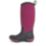 Muck Boots Arctic Adventure  Size 8 Womens Black/ Maroon Non Safety Wellies