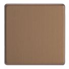 Varilight  1-Gang Blanking Plate Brushed Bronze