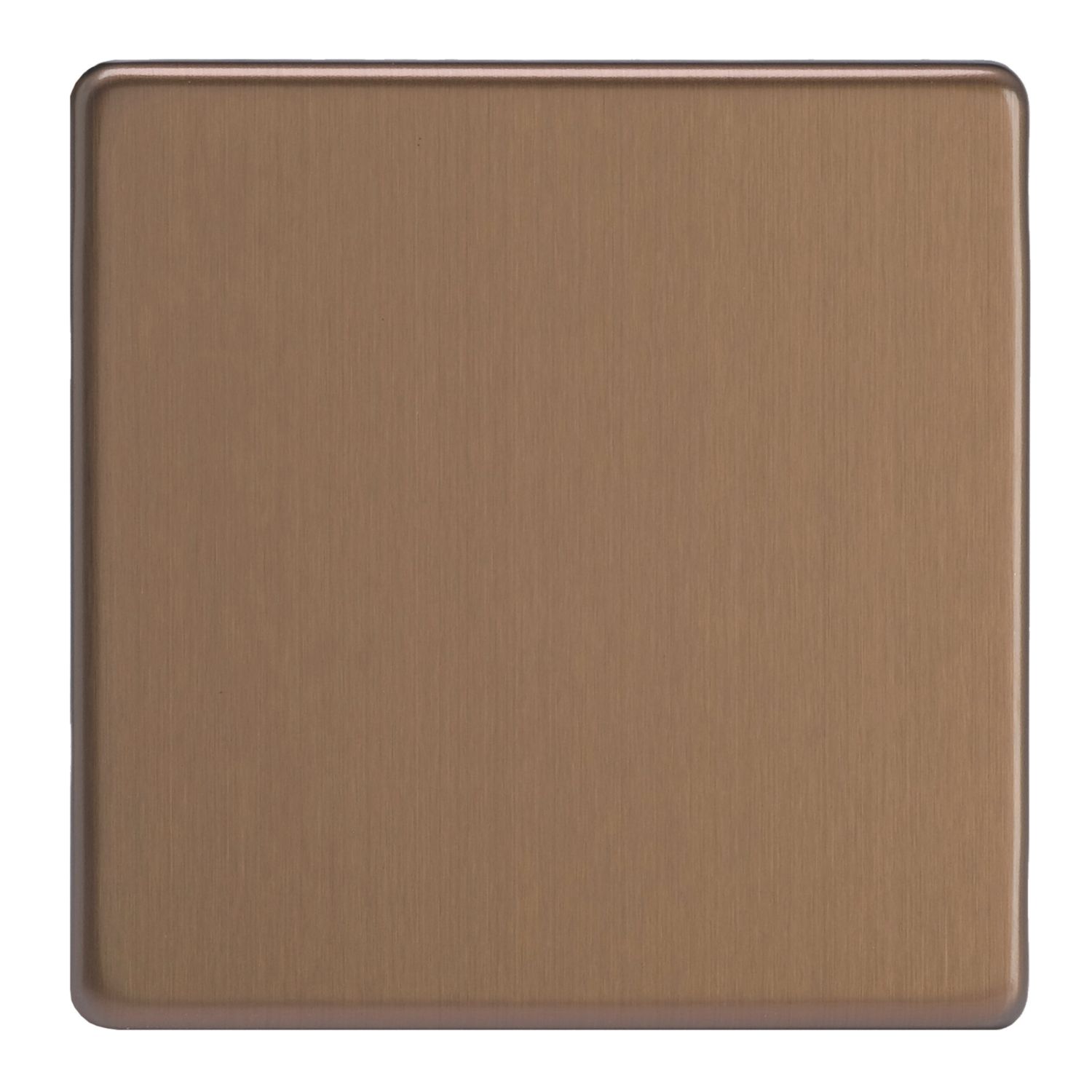 Varilight 1-Gang Blanking Plate Brushed Bronze (578EA)