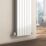 Reina Flat Double 1800mm x 218mm 1977BTU White Vertical Designer Radiator