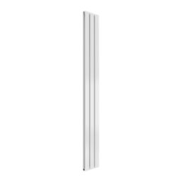 Reina Flat Double 1800mm x 218mm 1977BTU White Vertical Designer Radiator