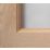 Modern 3-Frosted Light Unfinished Oak Wooden Traditional Internal Door 1981mm x 686mm