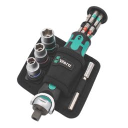 Wera 8009 Zyklop Pocket Imperial 2 Interchangeable Ratchet Screwdriver Set 18 Pieces