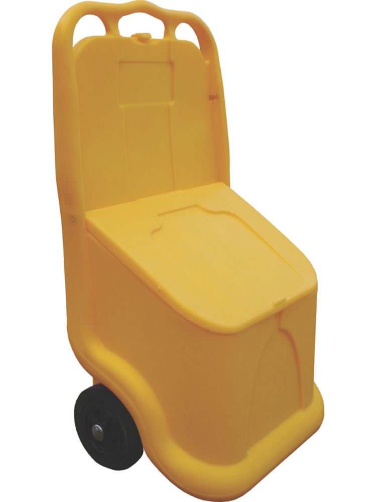 Grit Bin with DeIcing Salt Yellow 75Ltr Screwfix