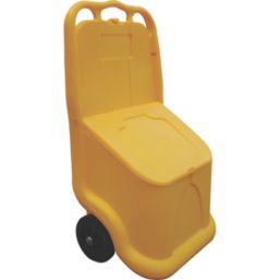 Essentials  Grit Bin with De-Icing Salt Yellow 75Ltr