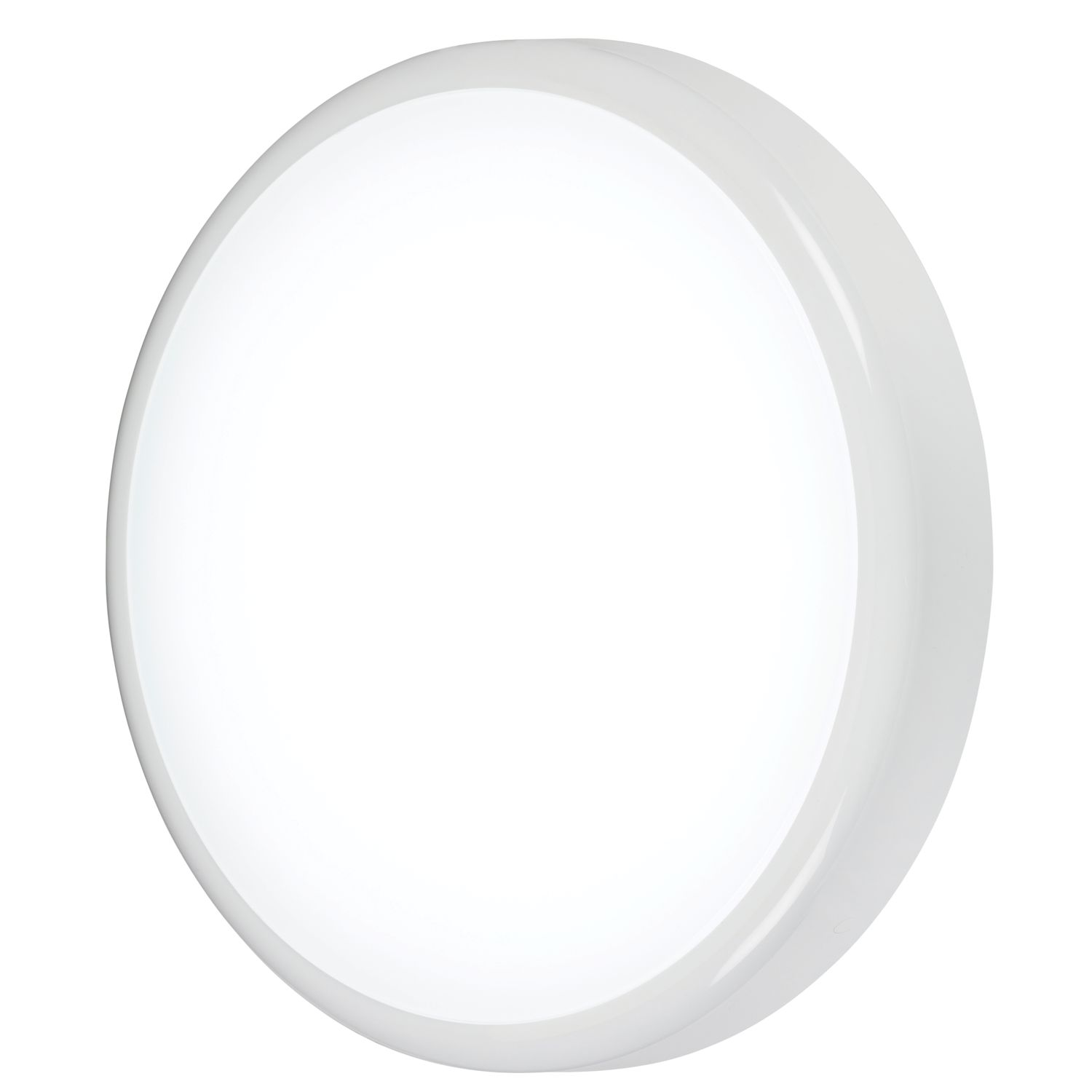 Knightsbridge BT20ACTS Indoor & Outdoor Round LED CCT Adjustable Bulkhead With Microwave Sensor White 20W 1730-1930lm (578GA)