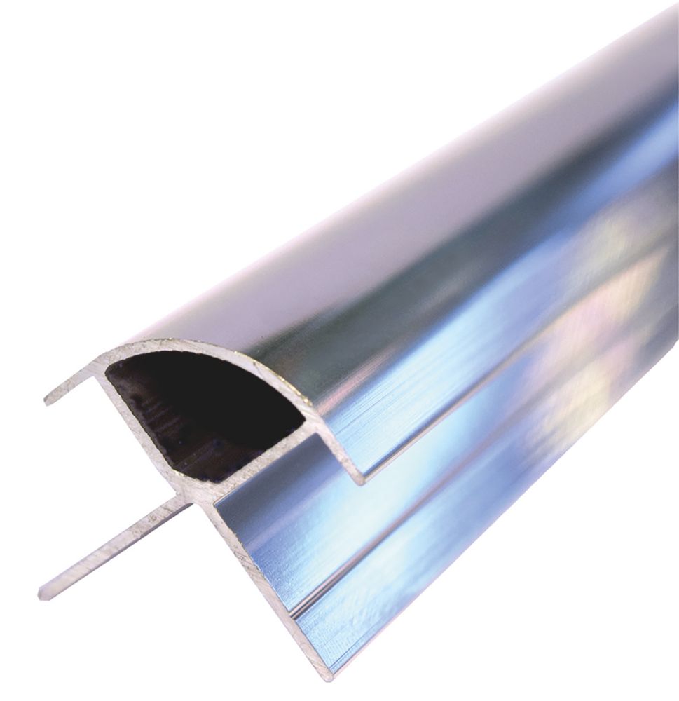Multipanel Type B External Corner Polished Aluminium  2450mm x 11mm